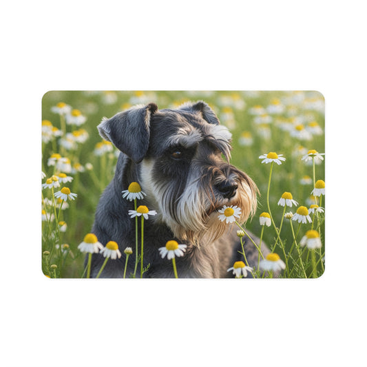 Pet Food Mat (12x18) - Miniature Schnauzer