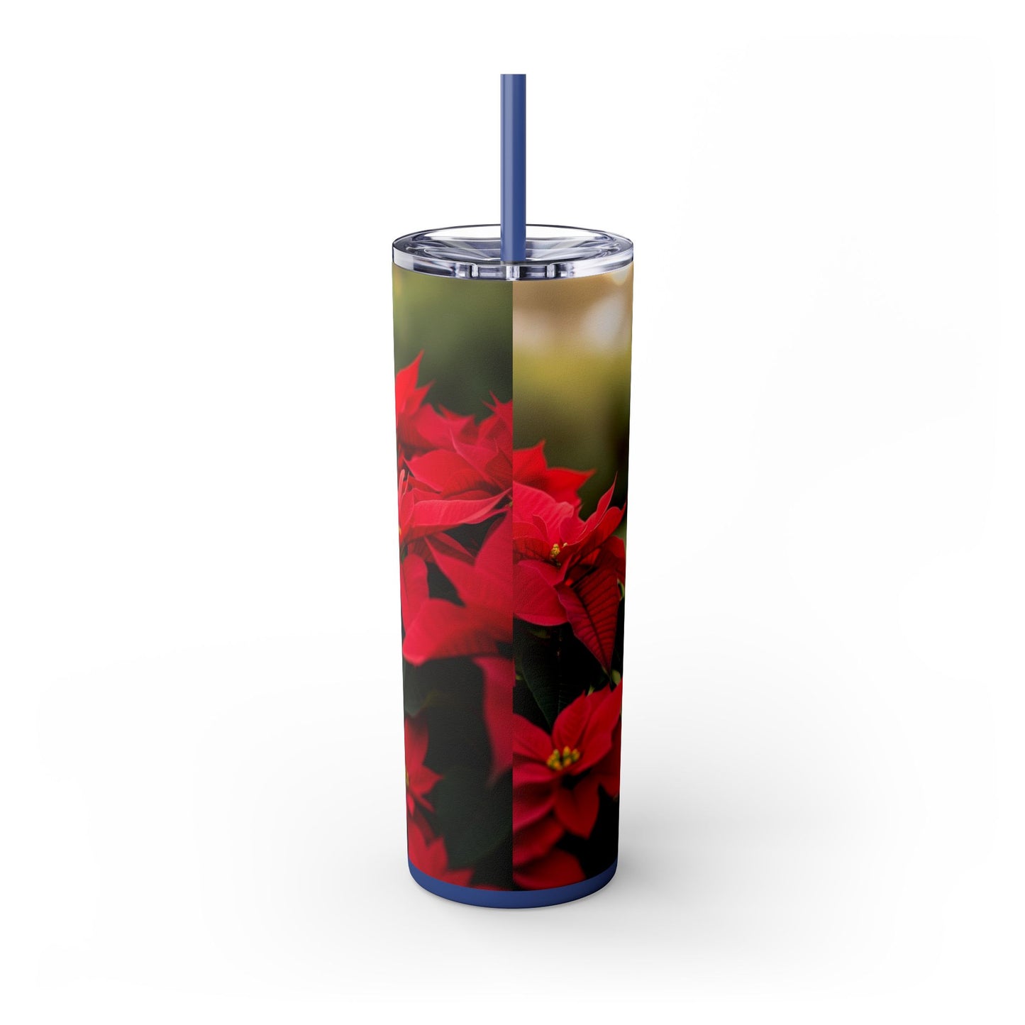 Skinny Tumbler with Straw – 20 oz Stainless Steel Cup