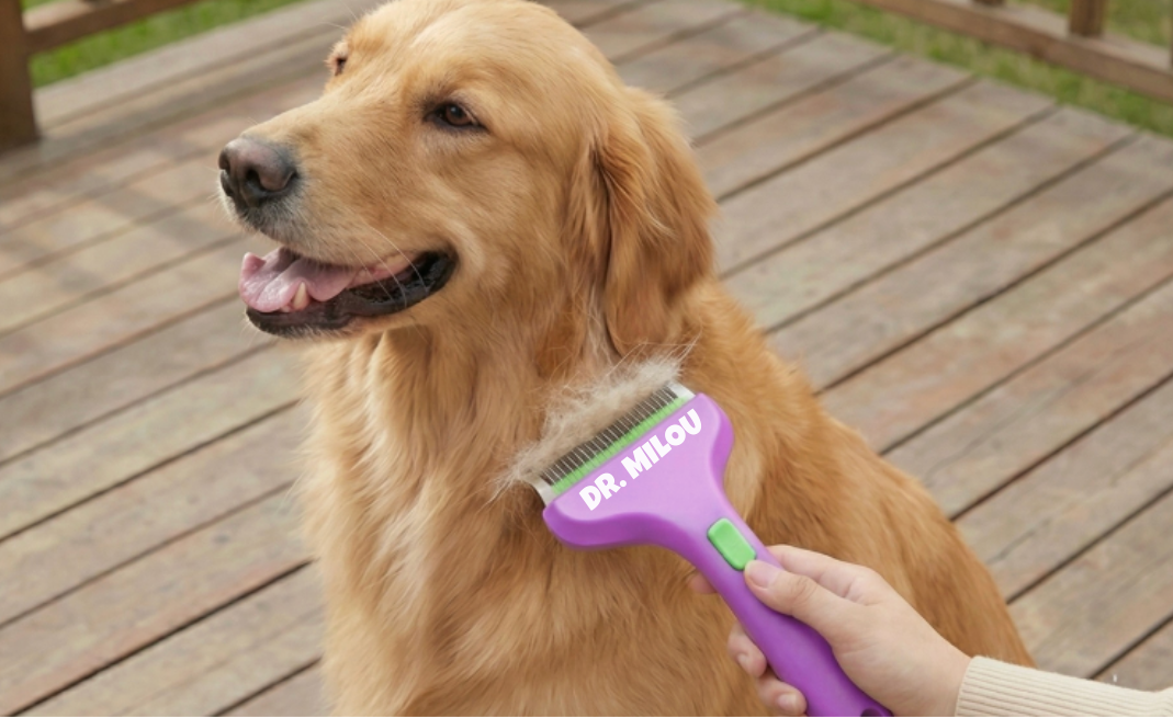 Cepillo de aseo fácil de limpiar Dr. Milou