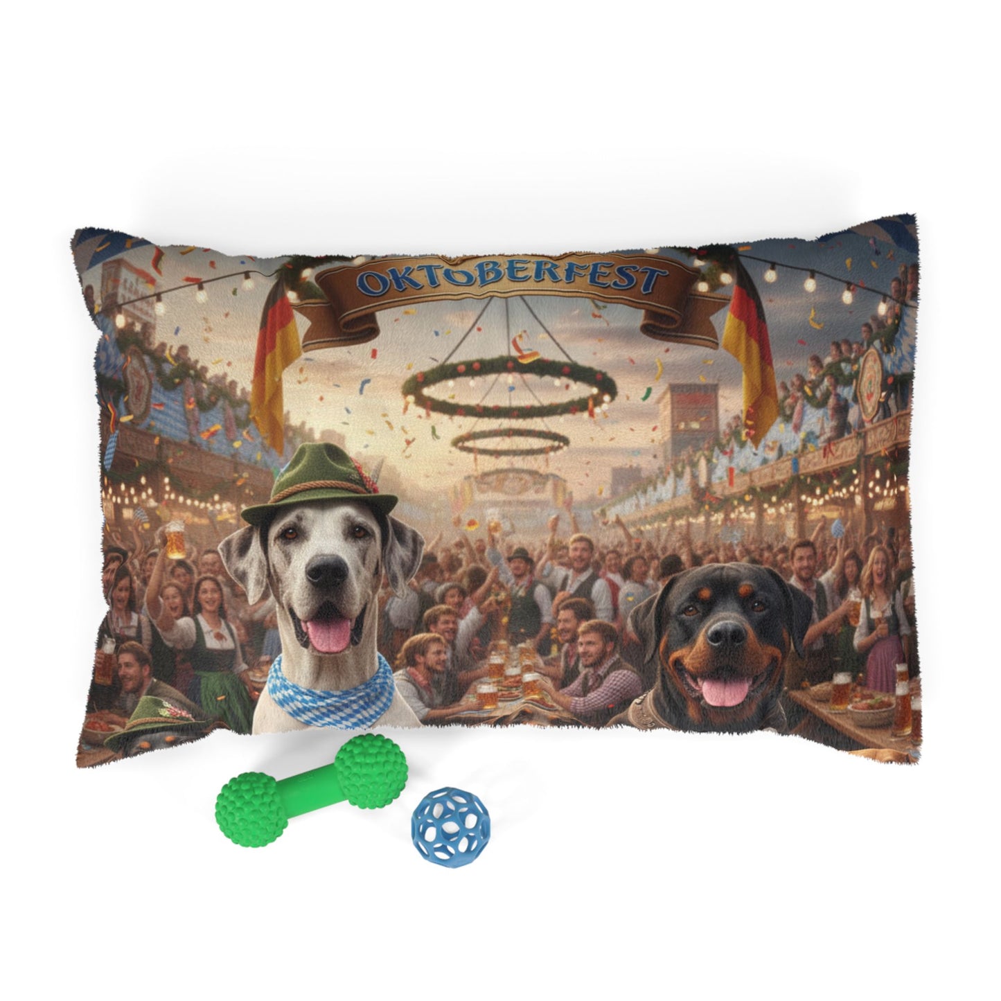 Oktoberfest Dogs Pet Bed