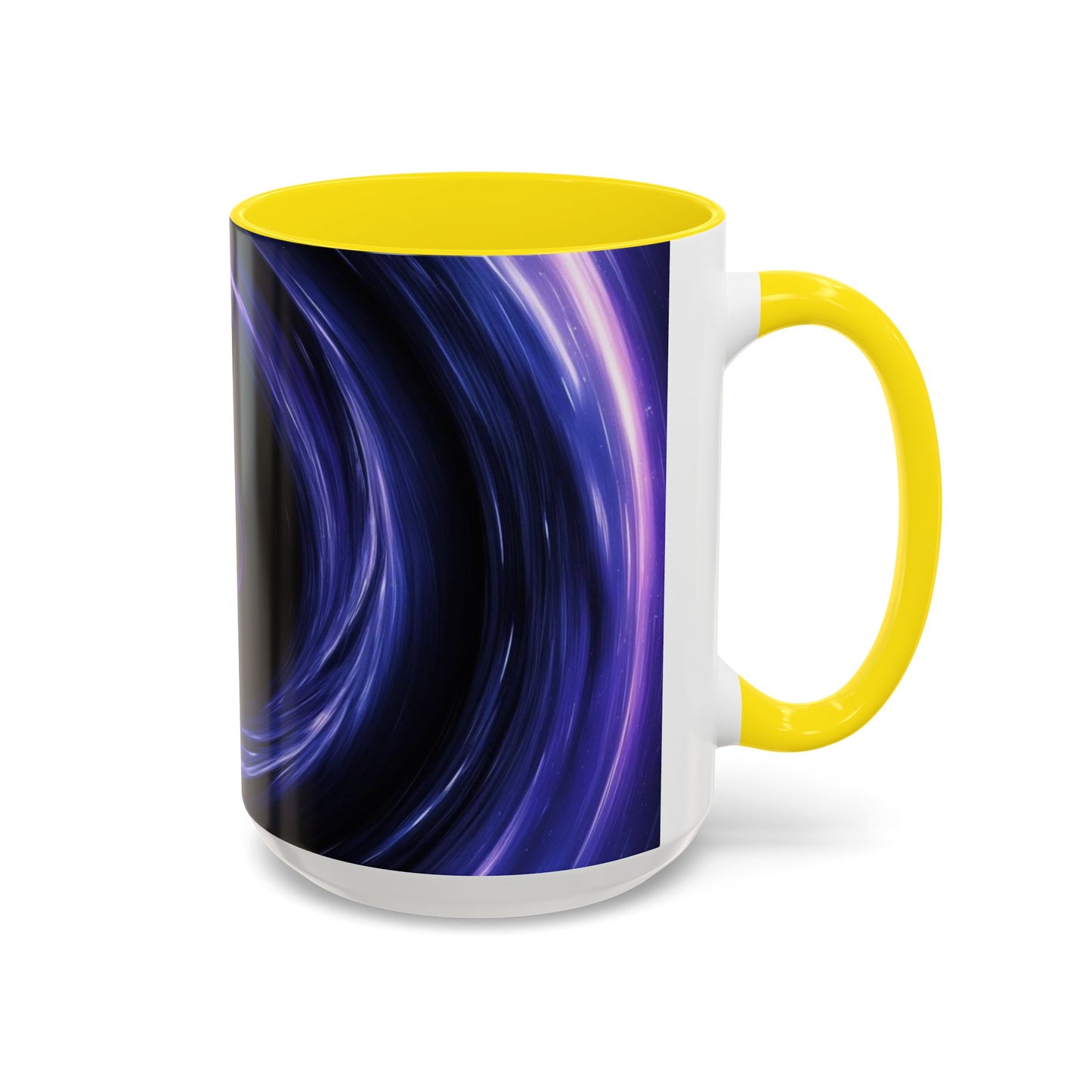 Optical Illusion Accent Mug – Ceramic Coffee Cup