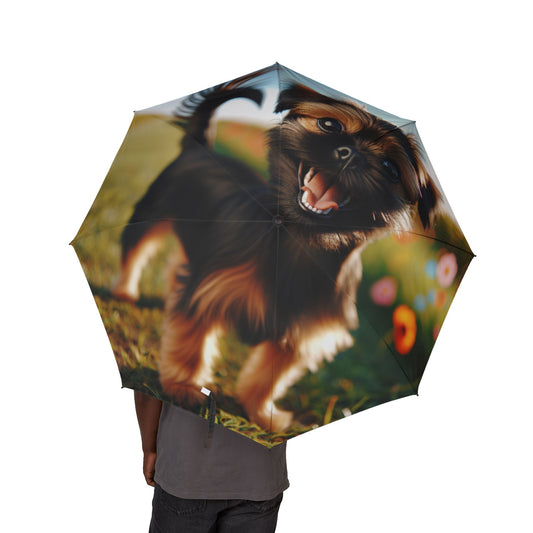 Griffon Bruxellois Semi-Automatic Foldable Umbrella