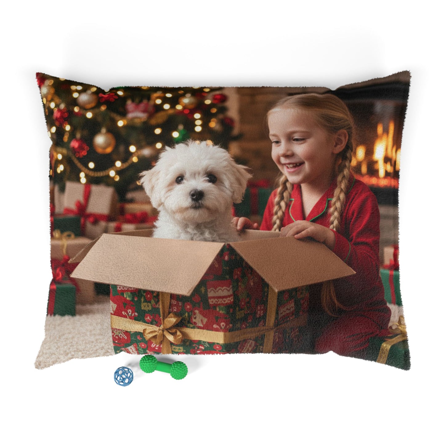 Christmas Puppy Gift Pet Bed