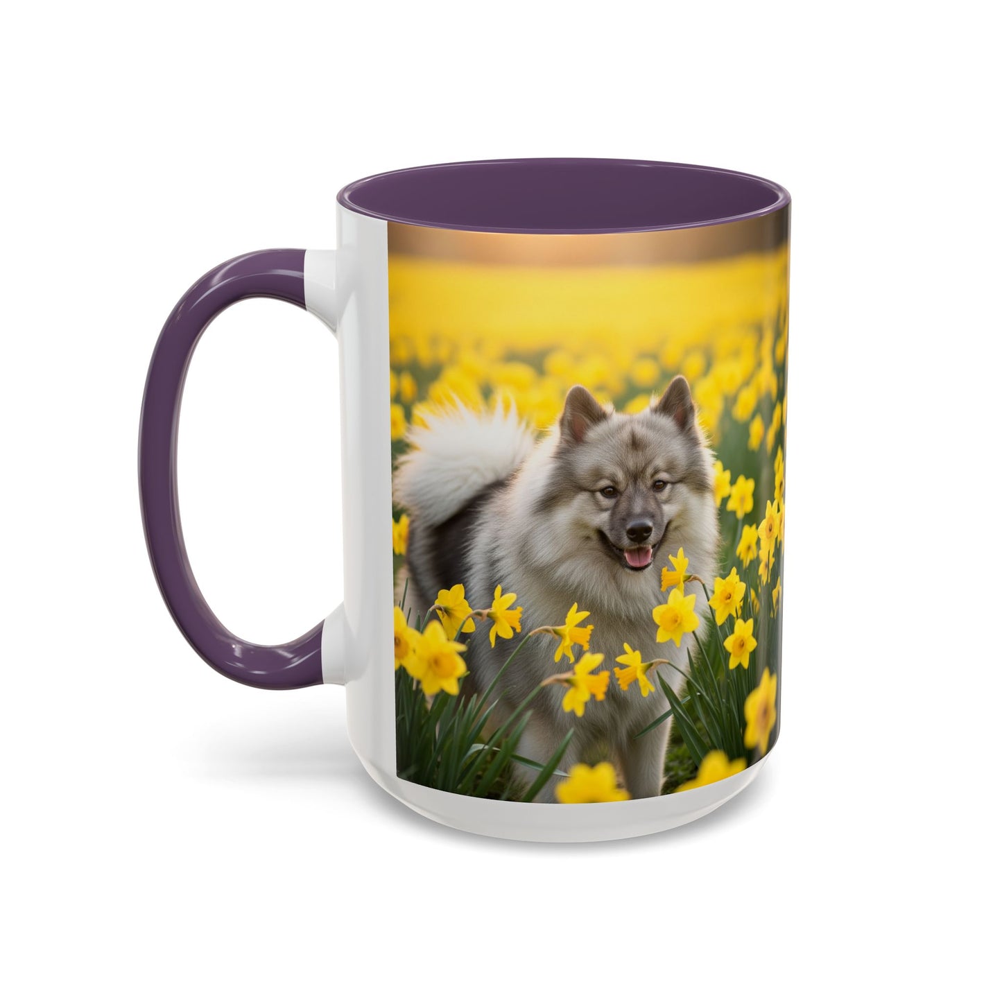 Taza con detalles de Keeshond: el regalo perfecto para los amantes de los perros