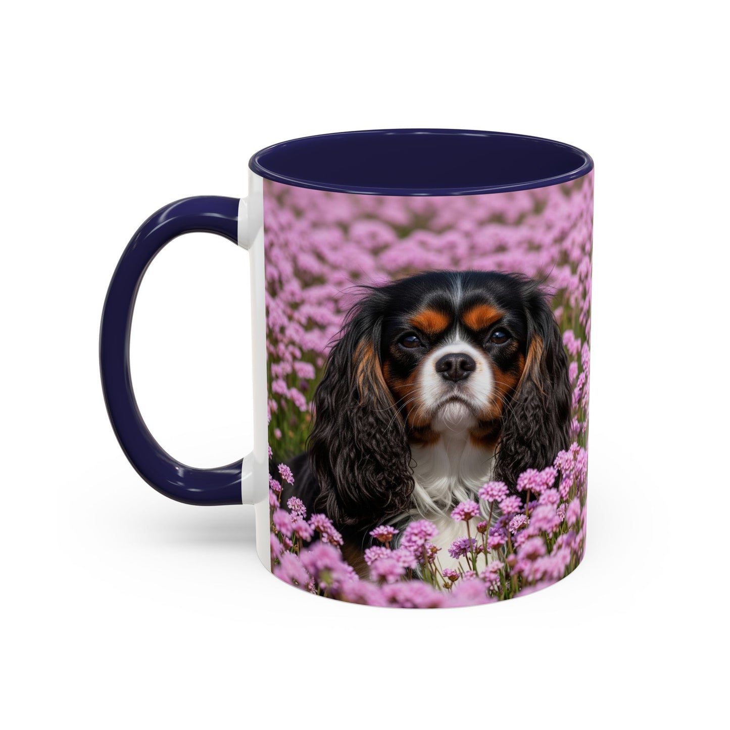 Taza de café con detalles de King Charles Spaniel: el regalo perfecto para los amantes de los perros.