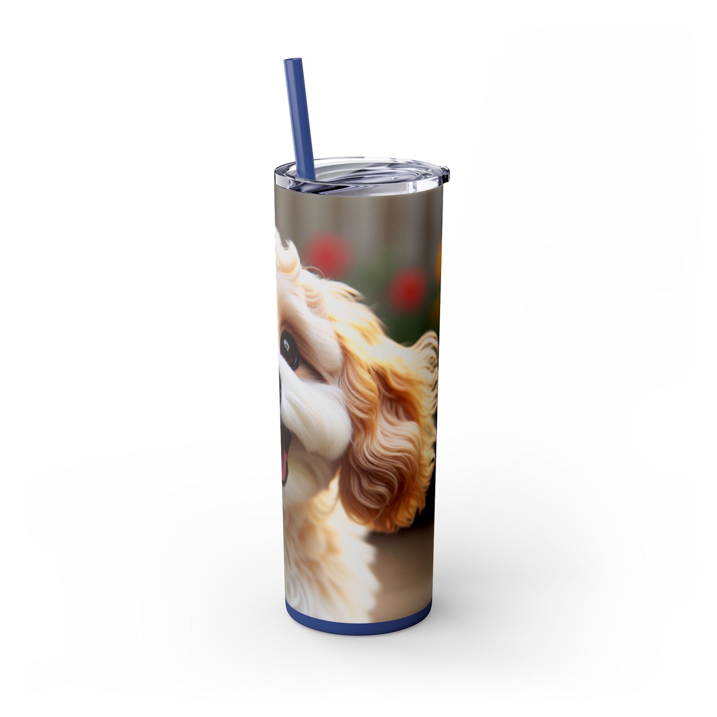 Skinny Tumbler with Straw – 20 oz Stainless Steel Cup