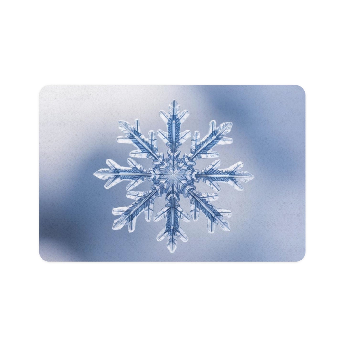 Pet Food Mat (12x18) - Snowflake