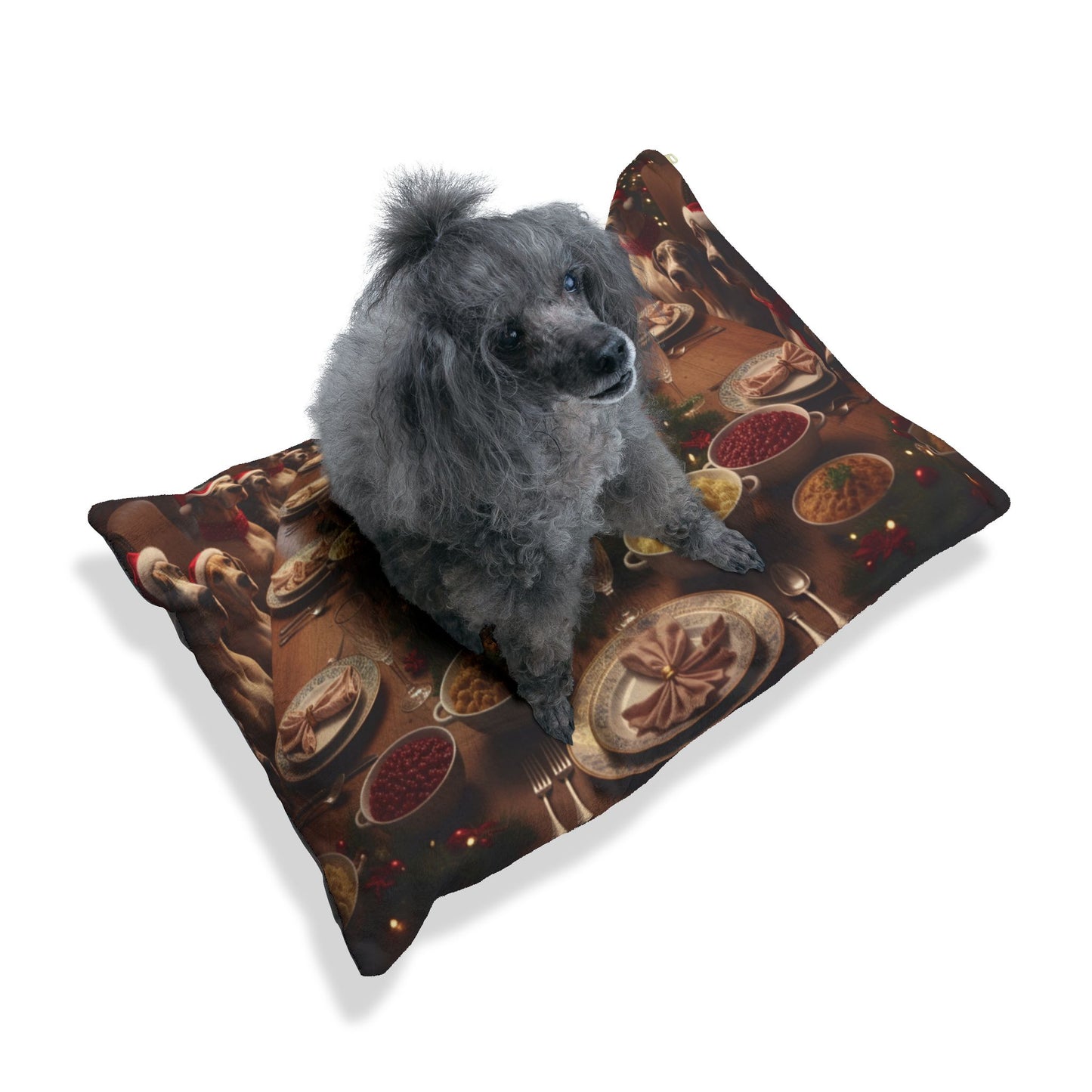 Great Dane Festive Holiday Dinner Pet Bed