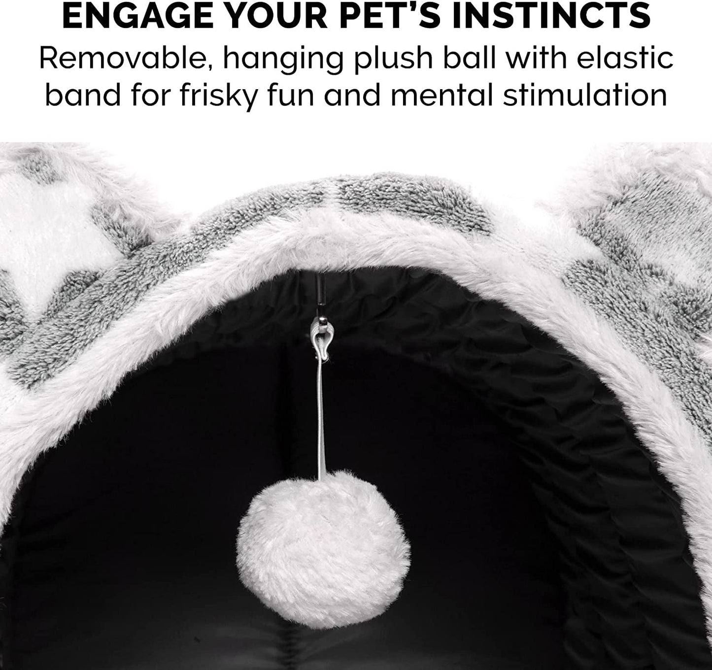 Cueva lavable para gatos de interior y perros pequeños