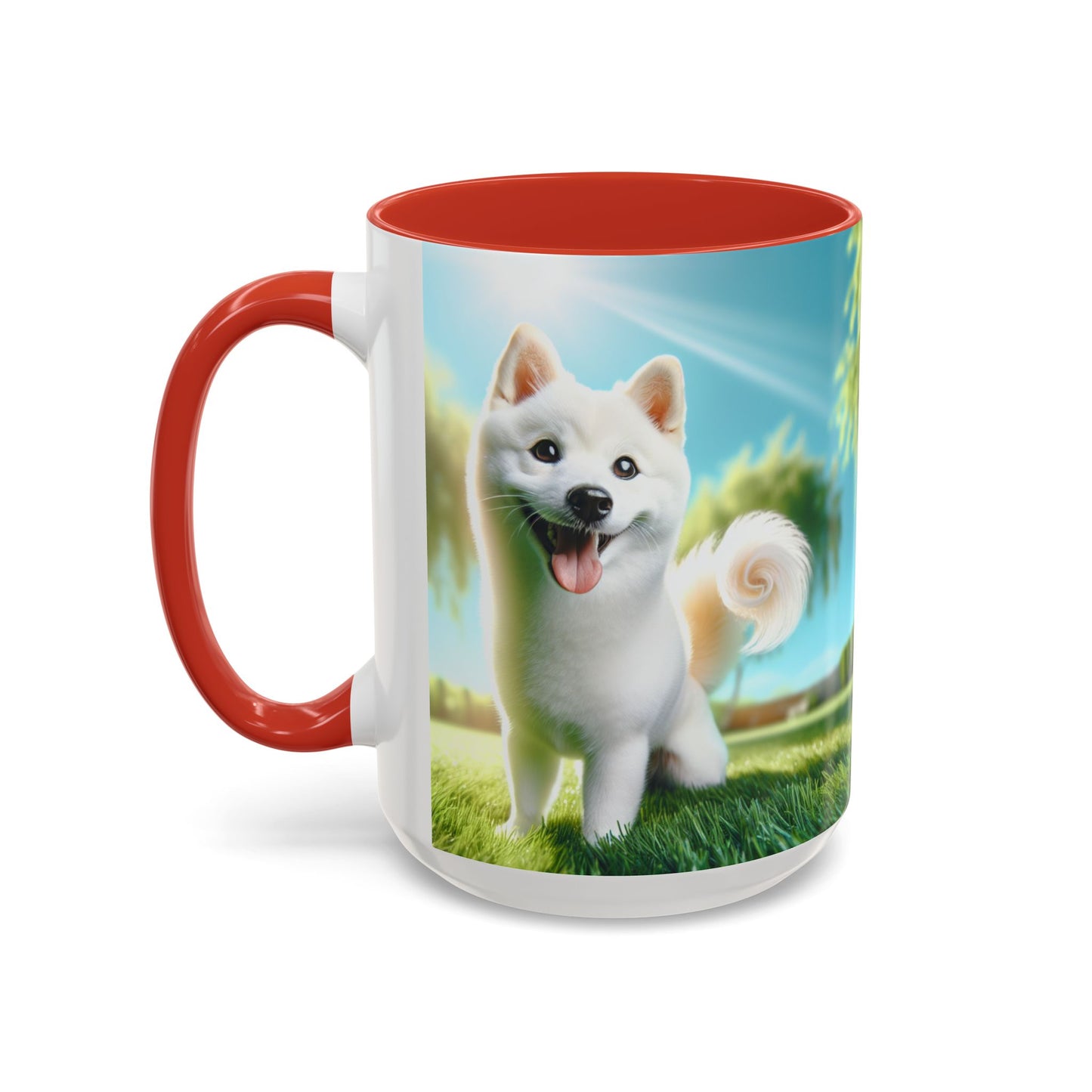 Mug Kishu Ken Accent Coffee - Cadeau idéal pour les amoureux des chiens