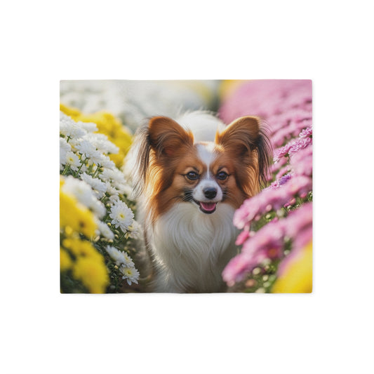 Papillon Sweatshirt Blanket
