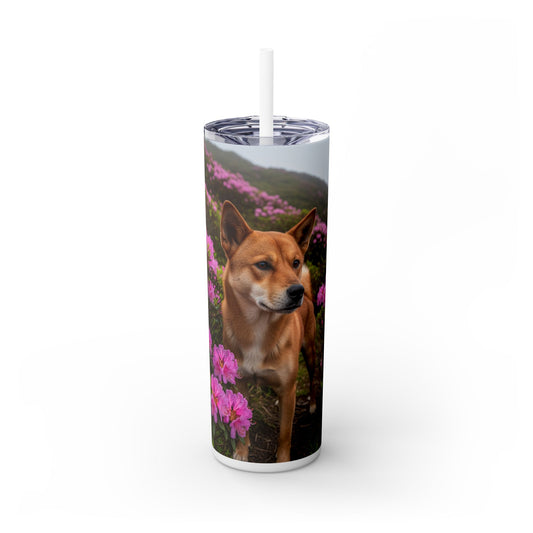 Taiwan Dog Tumbler with Straw, 20oz