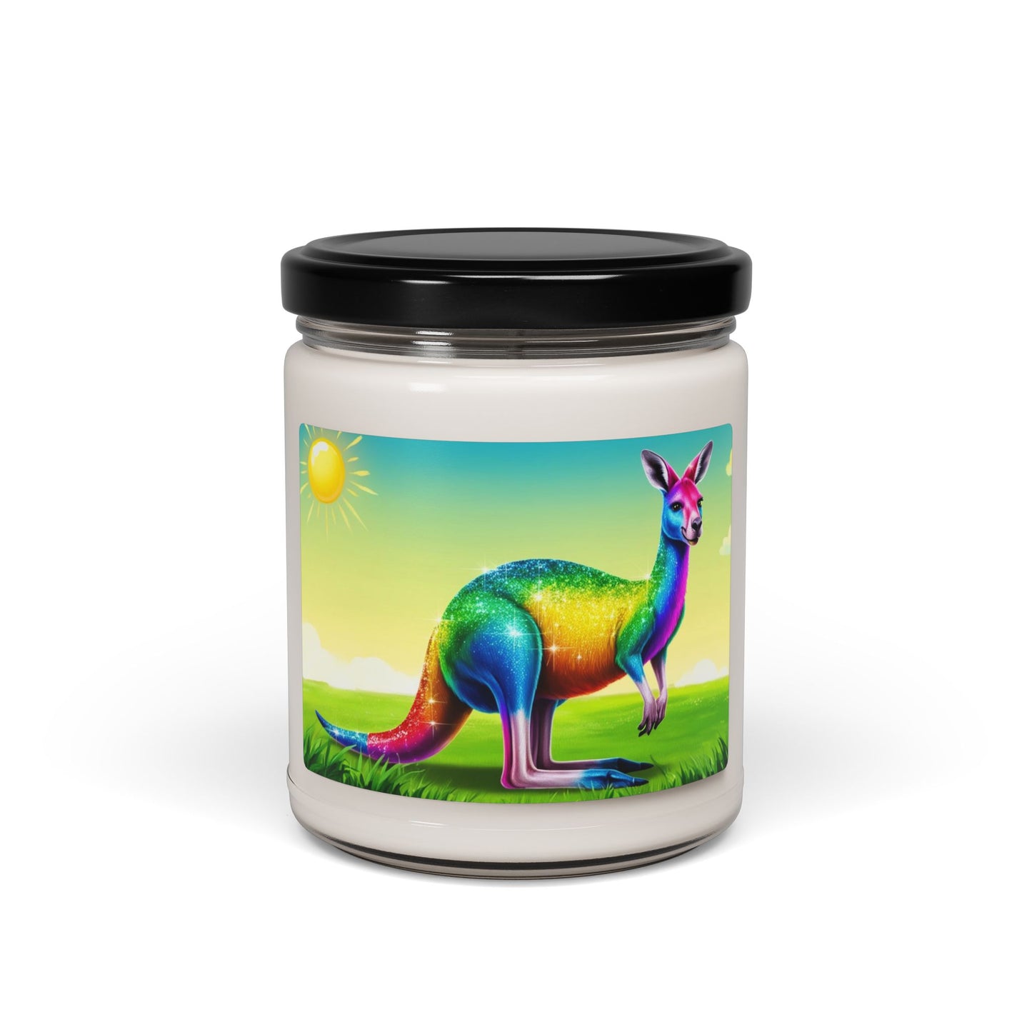 Rainbow Kangaroo- Scented Soy Candle, 9oz