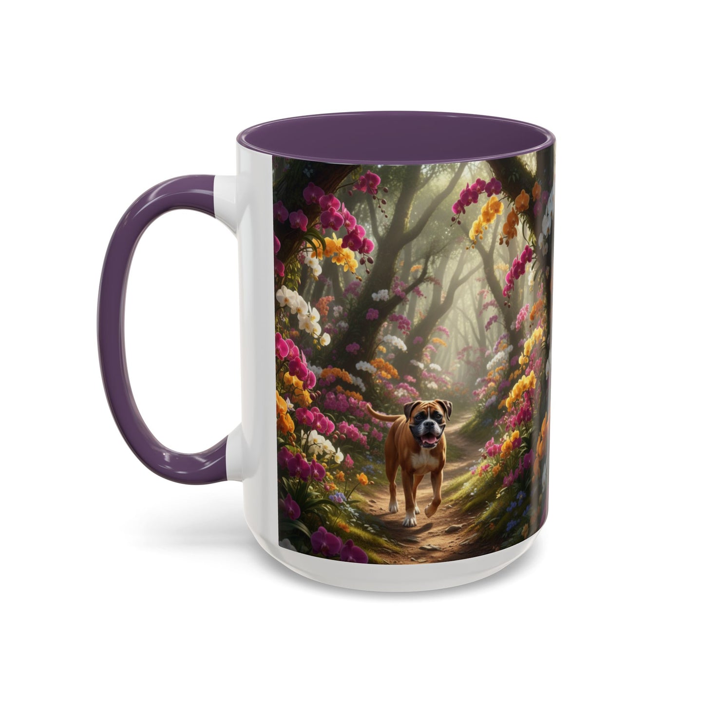 Boxer Accent Mug – Ceramic Coffee Cup