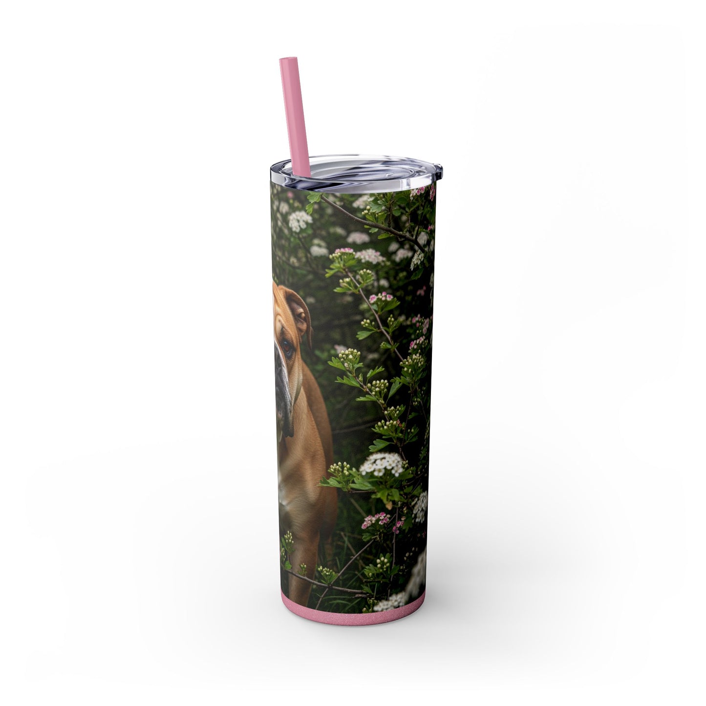 Olde English Bulldogge Tumbler with Straw, 20oz