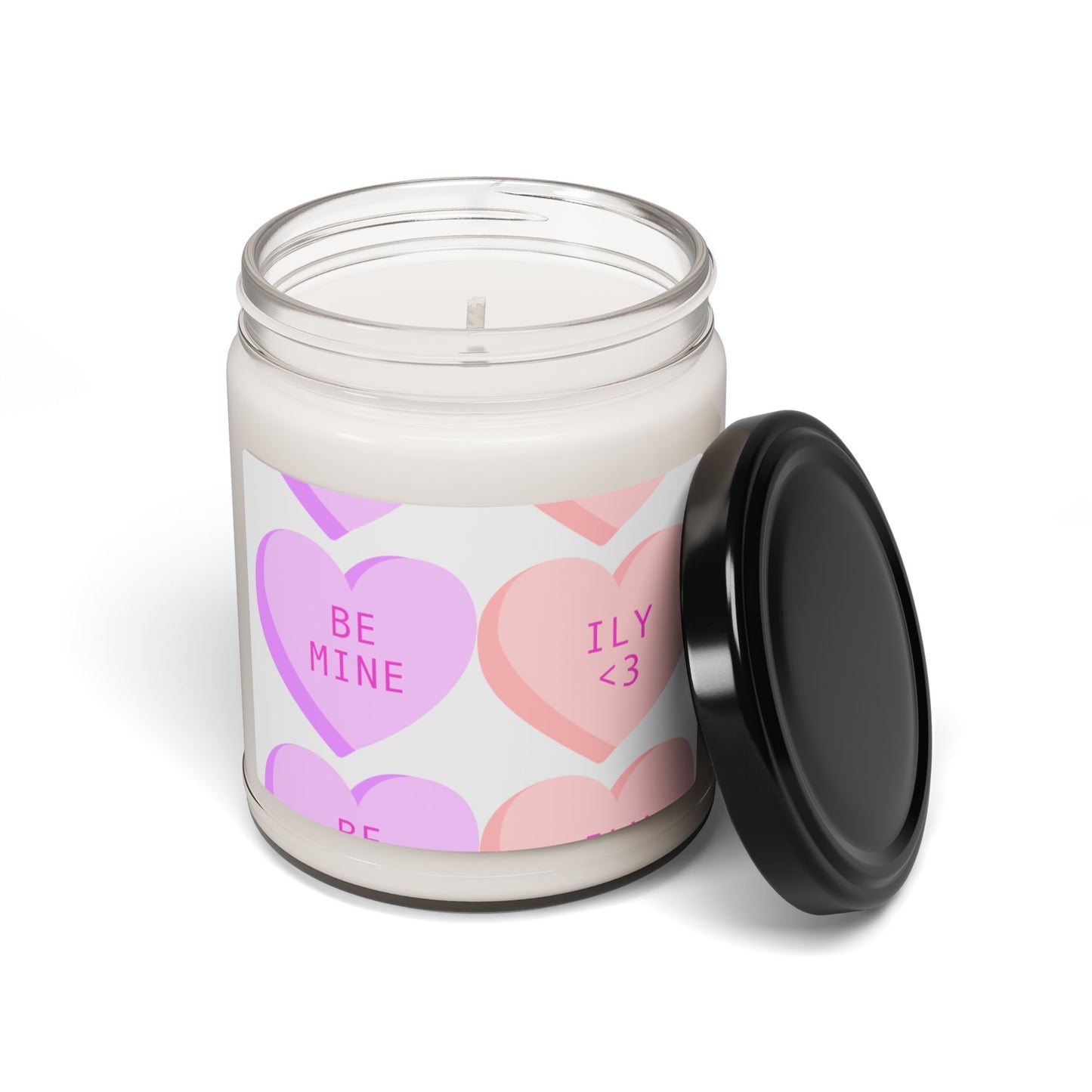 Be Mine I Love You Candy Hearts- Scented Soy Candle, 9oz