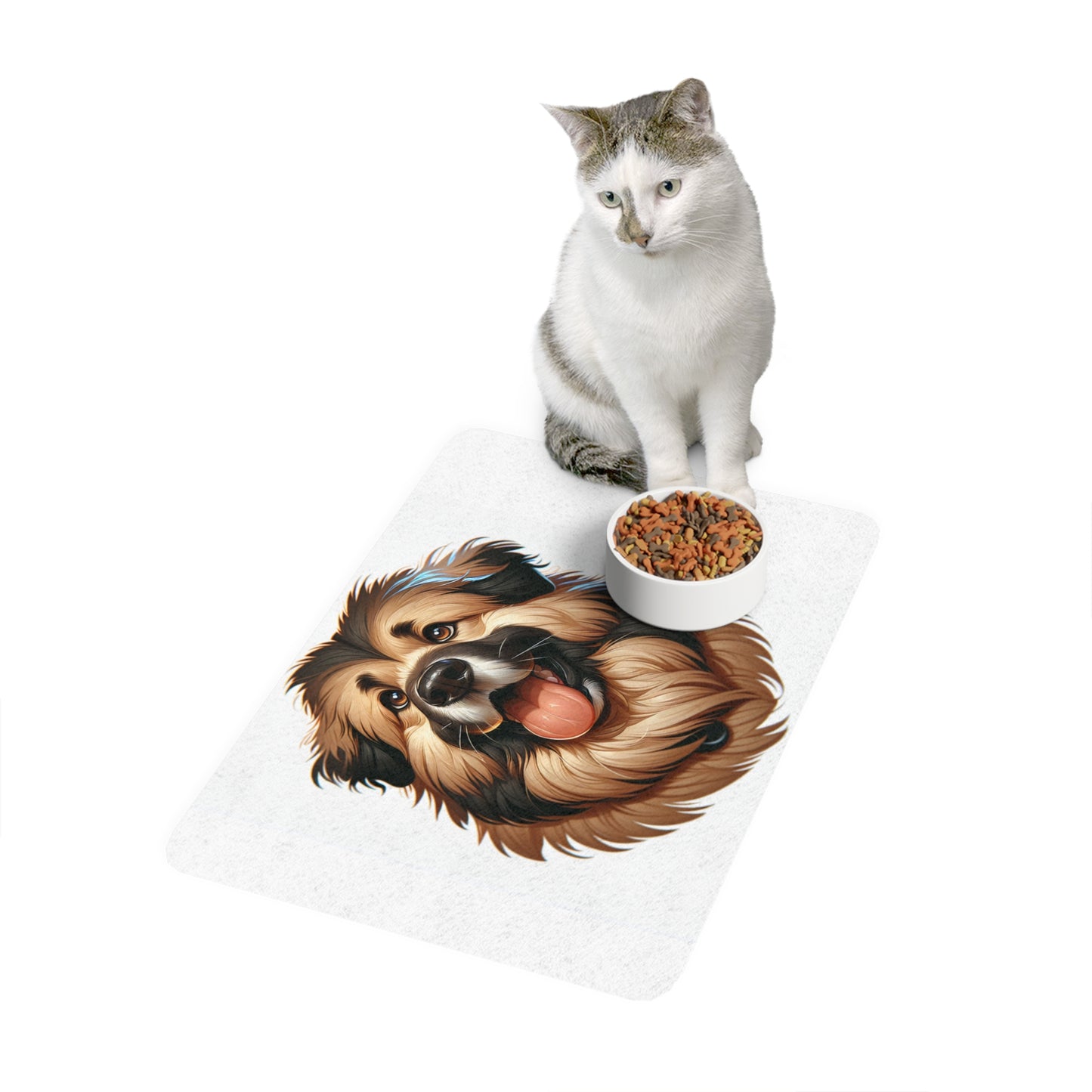 Pet Food Mat (12x18) - Caucasian Shepherd Dog