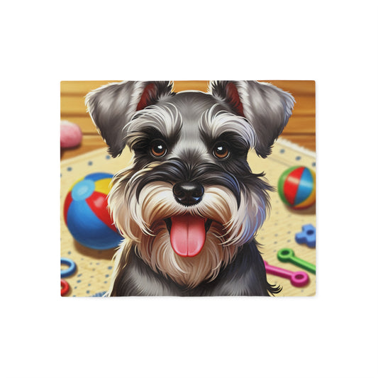 Miniature Schnauzer Sweatshirt Blanket