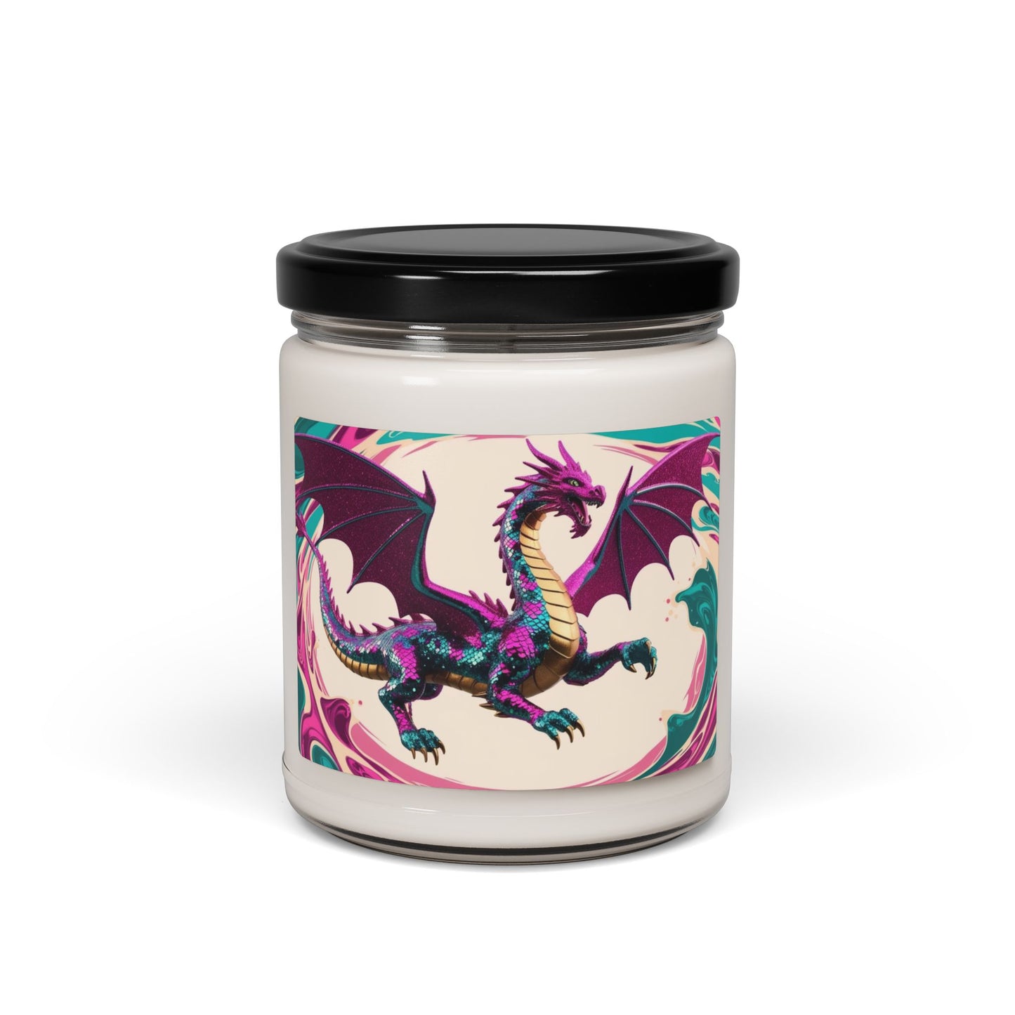 Glittery Dragon- Scented Soy Candle, 9oz