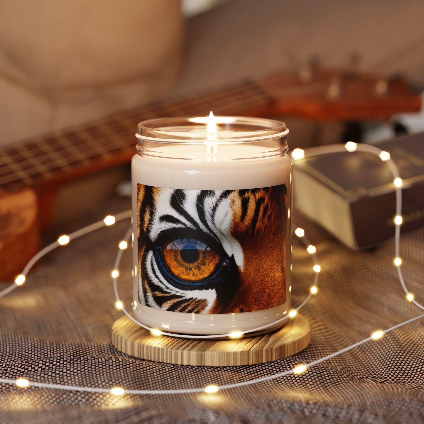 Close Up of a Tiger's Eye- Scented Soy Candle, 9oz