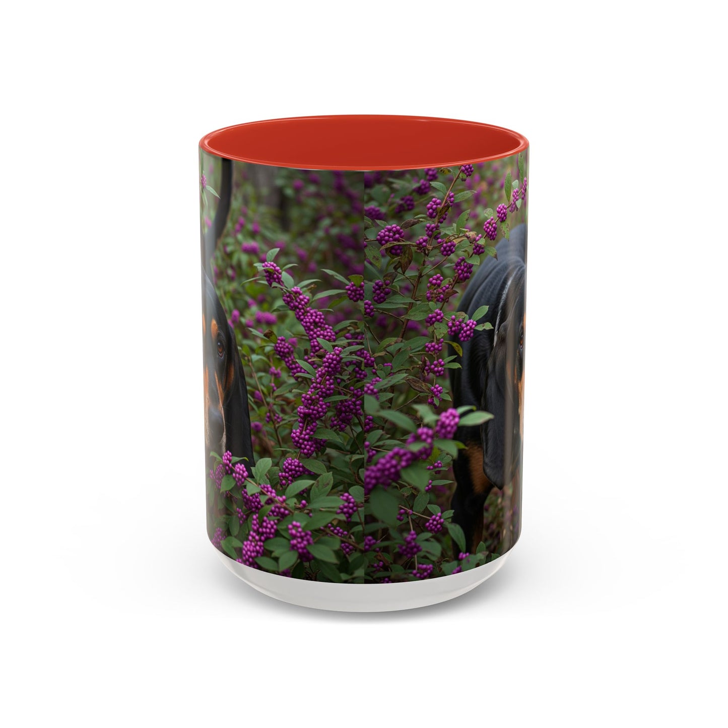 Black and Tan Coonhound Accent Coffee Mug - Perfect Gift for Dog Lovers