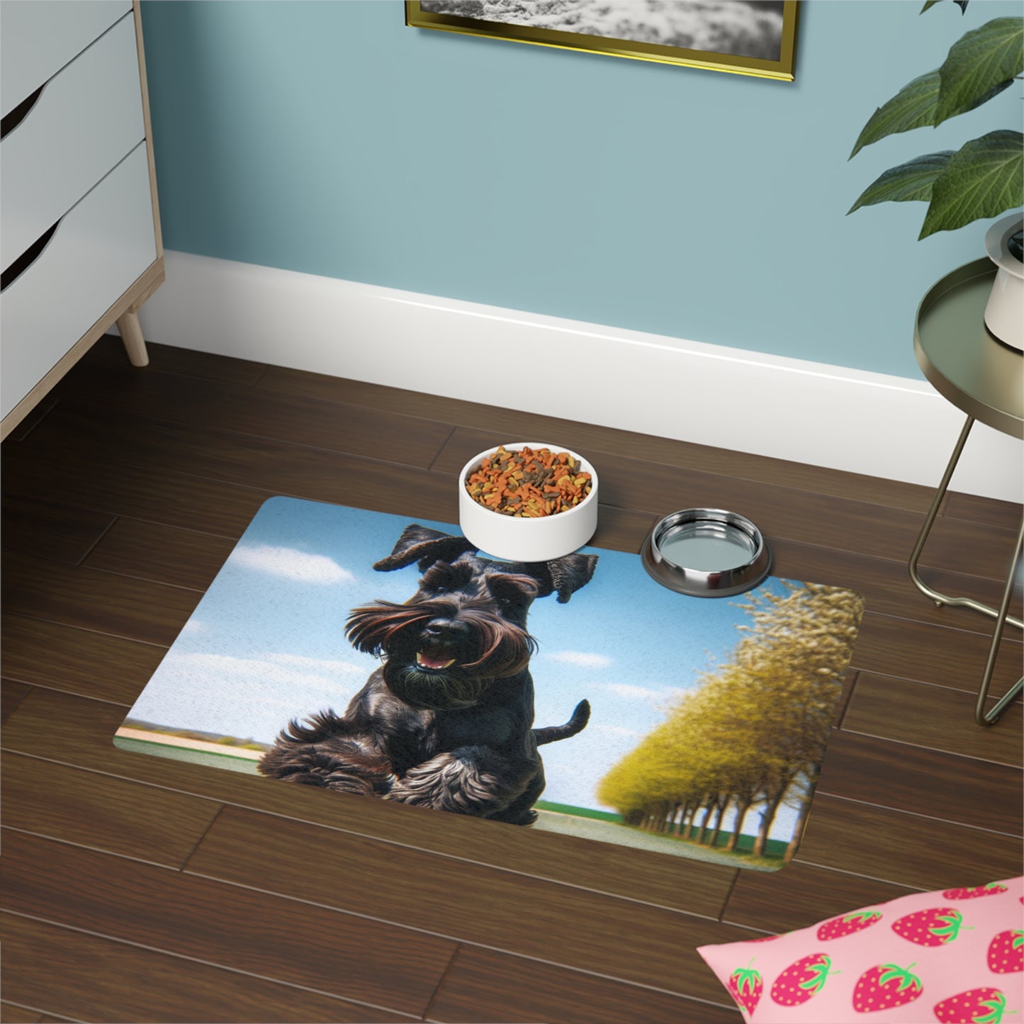 Pet Food Mat (12x18) - Giant Schnauzer