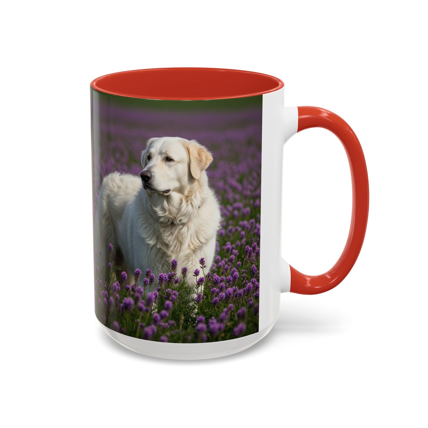 Taza de café con acento Kuvasz: regalo perfecto para los amantes de los perros