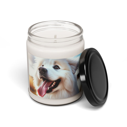 Pyrenean Mountain Dog- Scented Soy Candle, 9oz