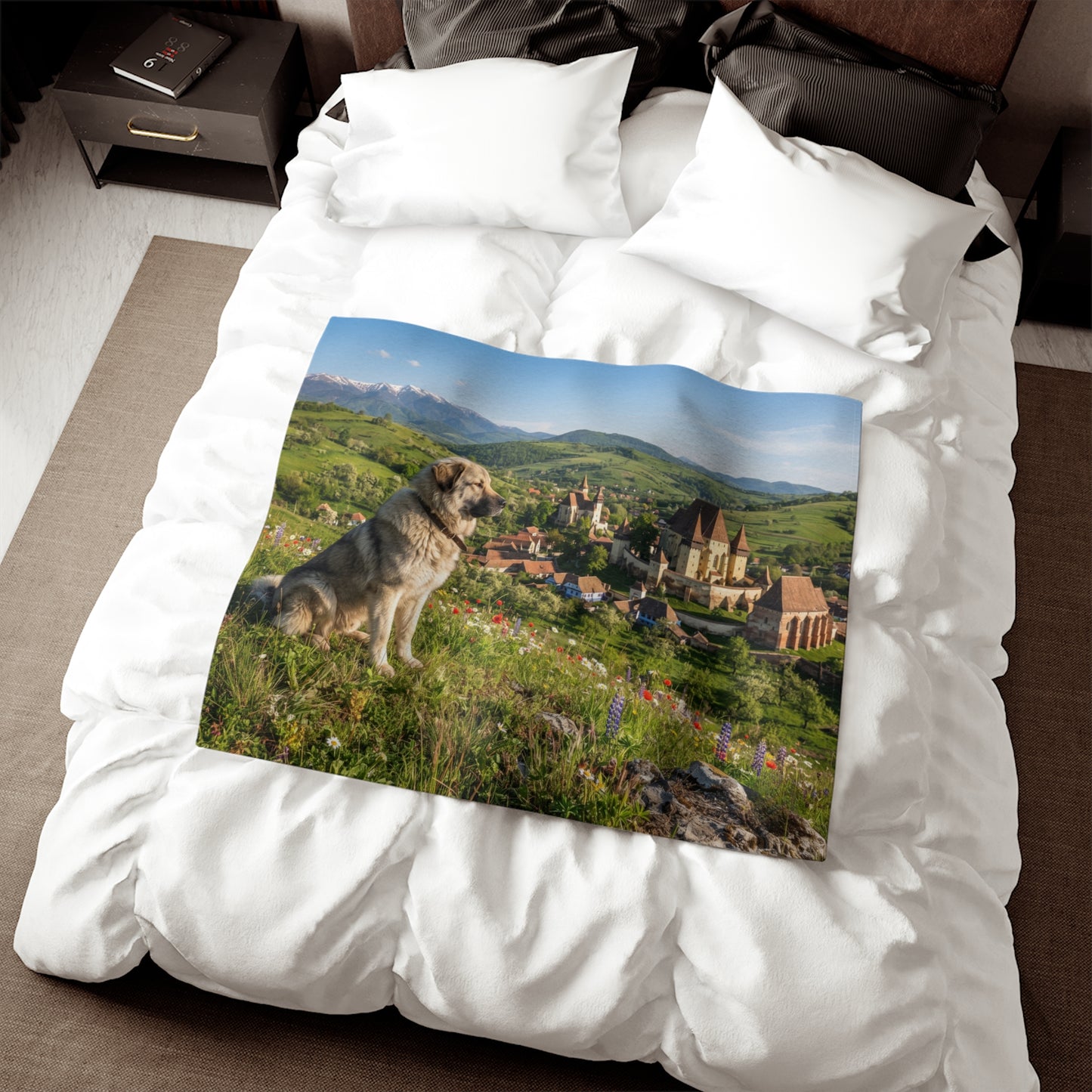 Romanian Carpathian Shepherd Dog Blanket