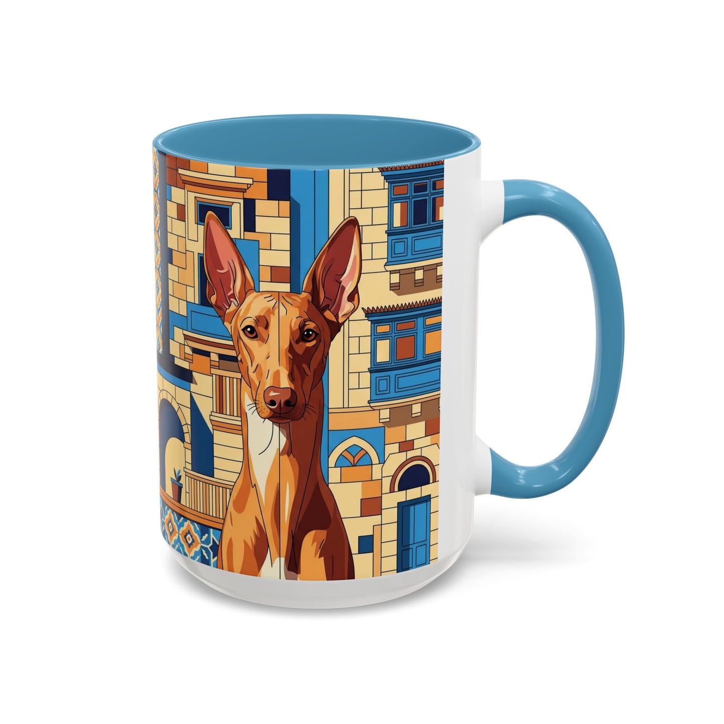 Taza de café con diseño de Pharaoh Hound: el regalo perfecto para los amantes de los perros.