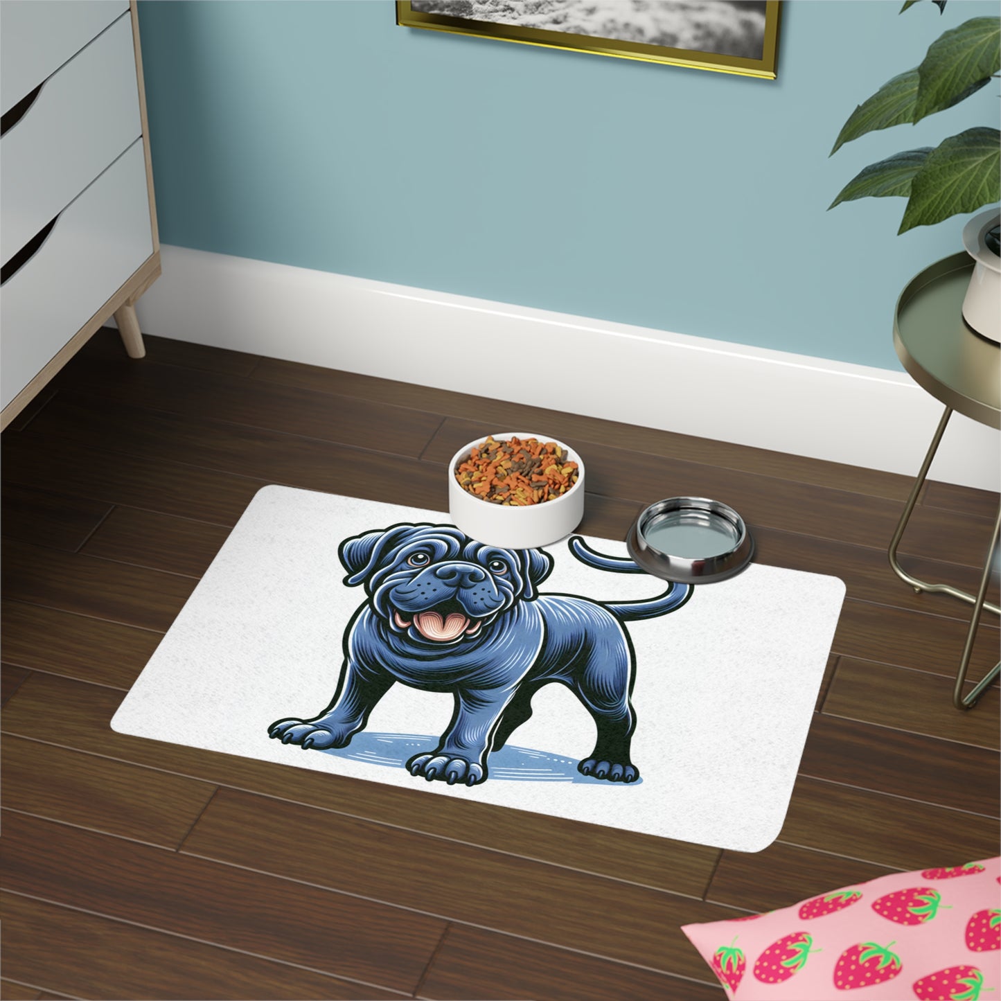 Pet Food Mat (12x18) - Neapolitan Mastiff