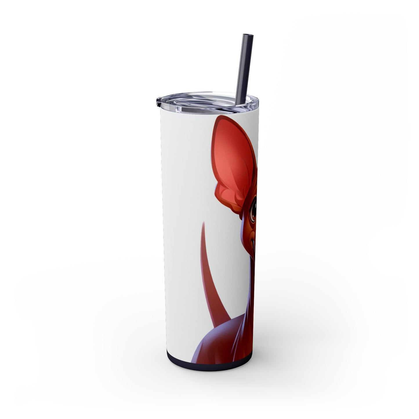 Vaso Cirneco dell'Etna con pajita, 20 oz