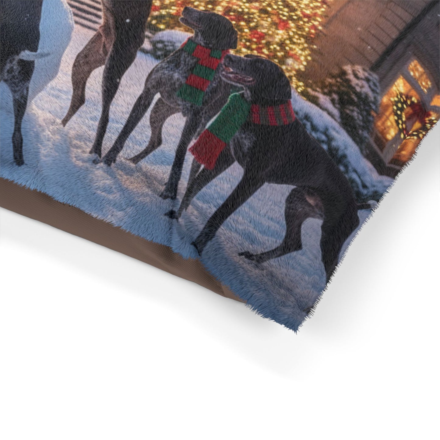 German Shorthaired Pointers Snowman Pet Bed