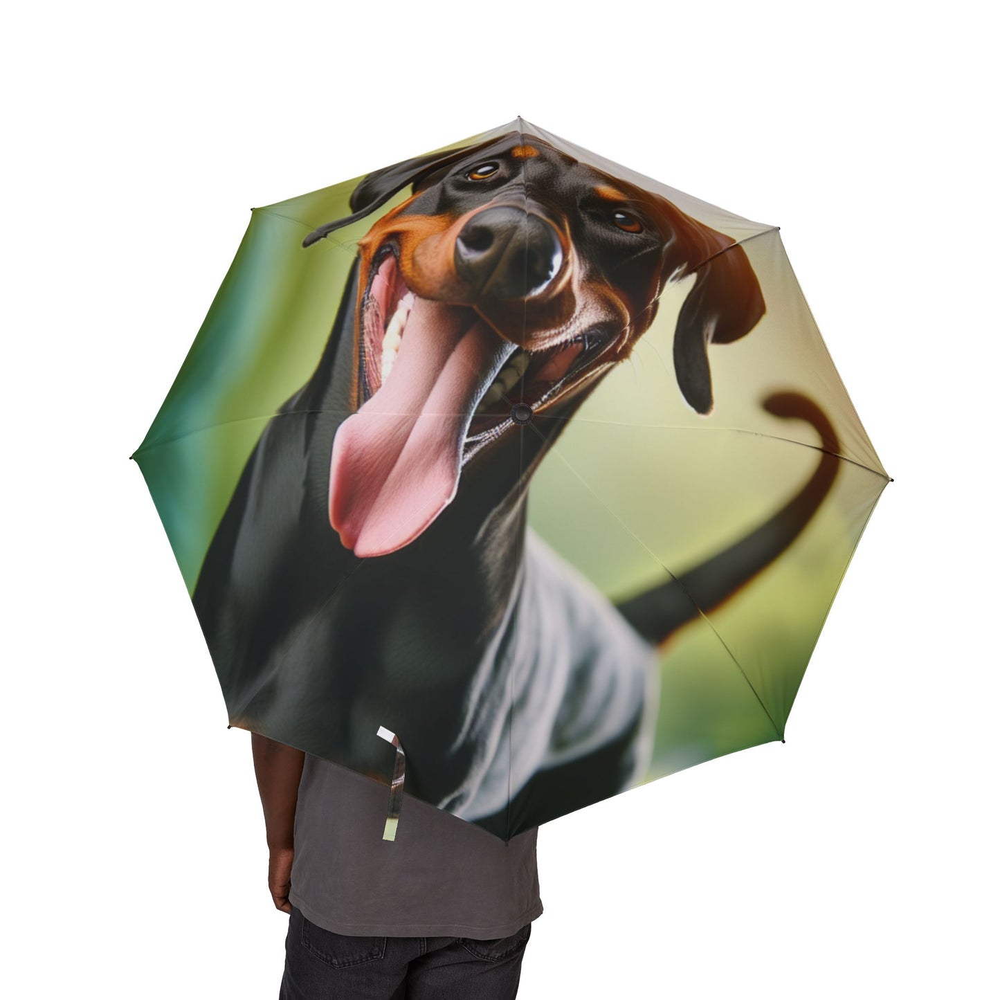 48" Semi-Automatic Umbrella – Windproof Large Travel Rain Umbrella