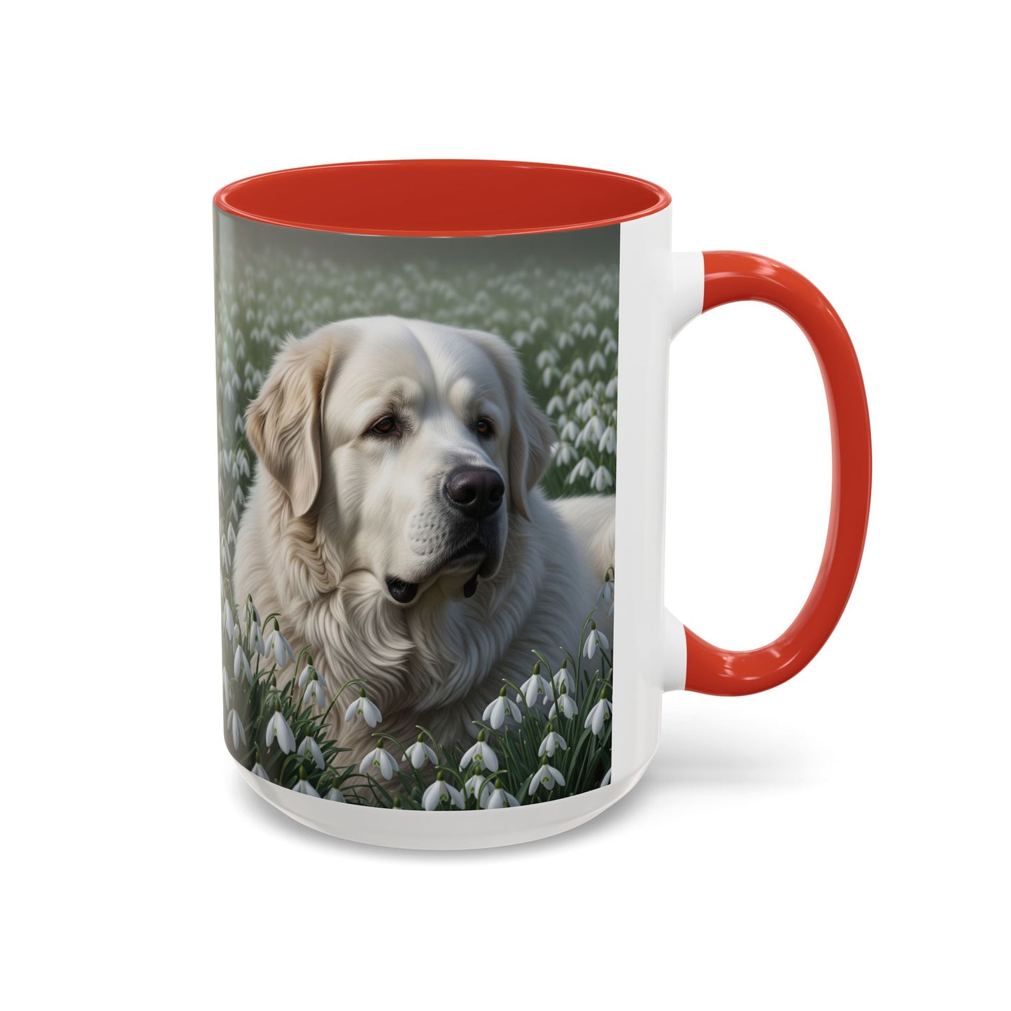 Mug à café avec motif de mastiff des Pyrénées - Cadeau idéal pour les amoureux des chiens