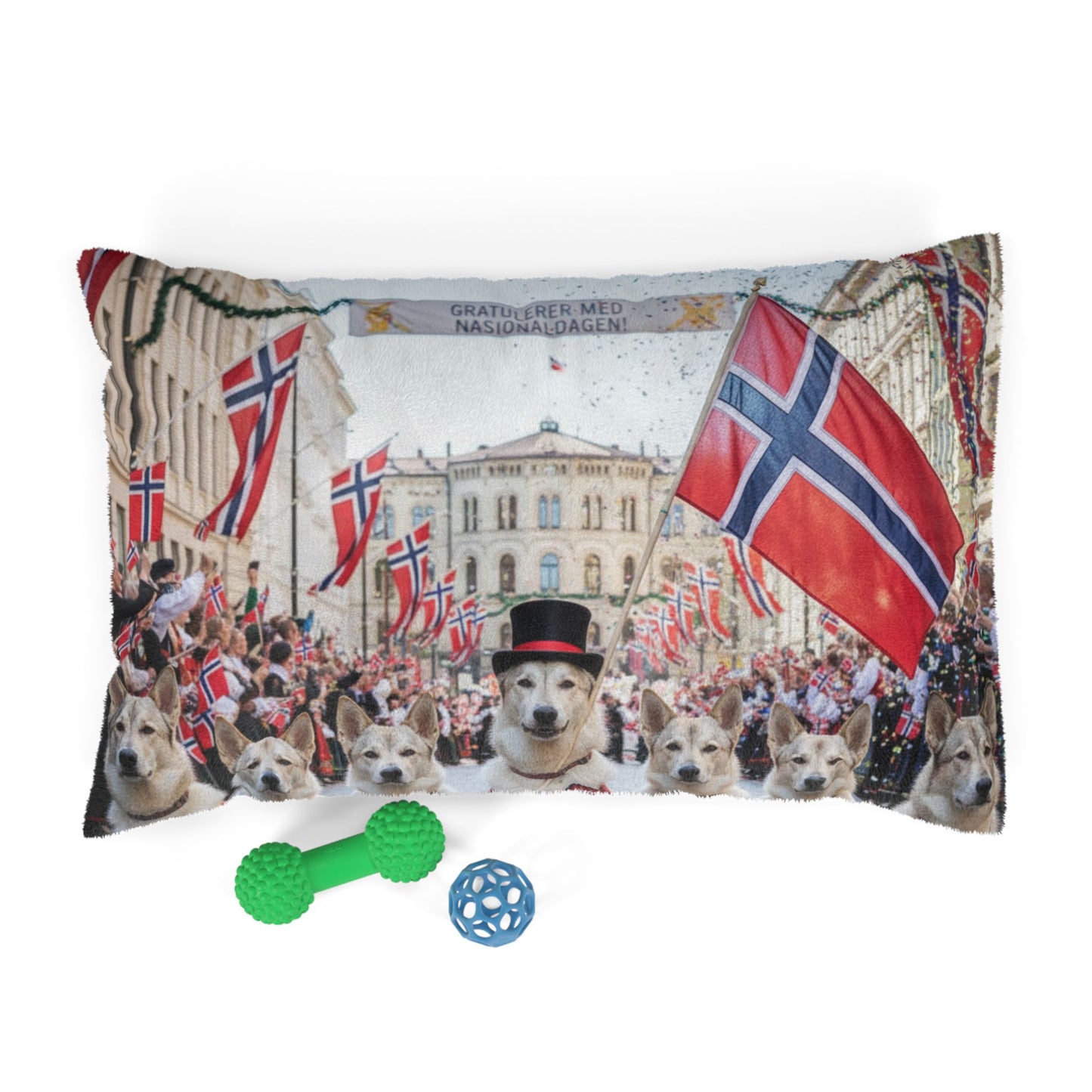 Norwegian Elkhound Pet Bed
