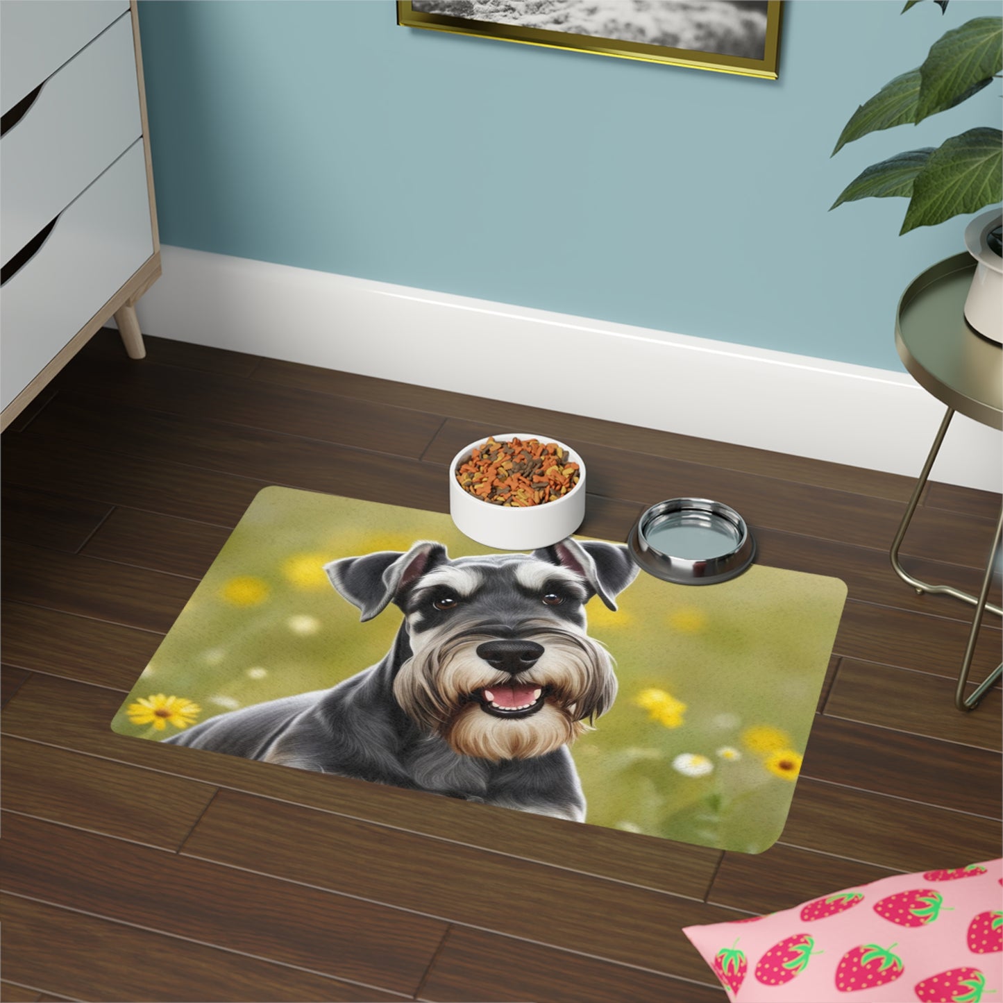 Pet Food Mat (12x18) - Giant Schnauzer