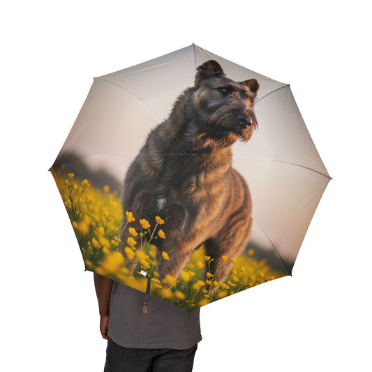 Bouvier des Flandres Semi-Automatic Foldable Umbrella