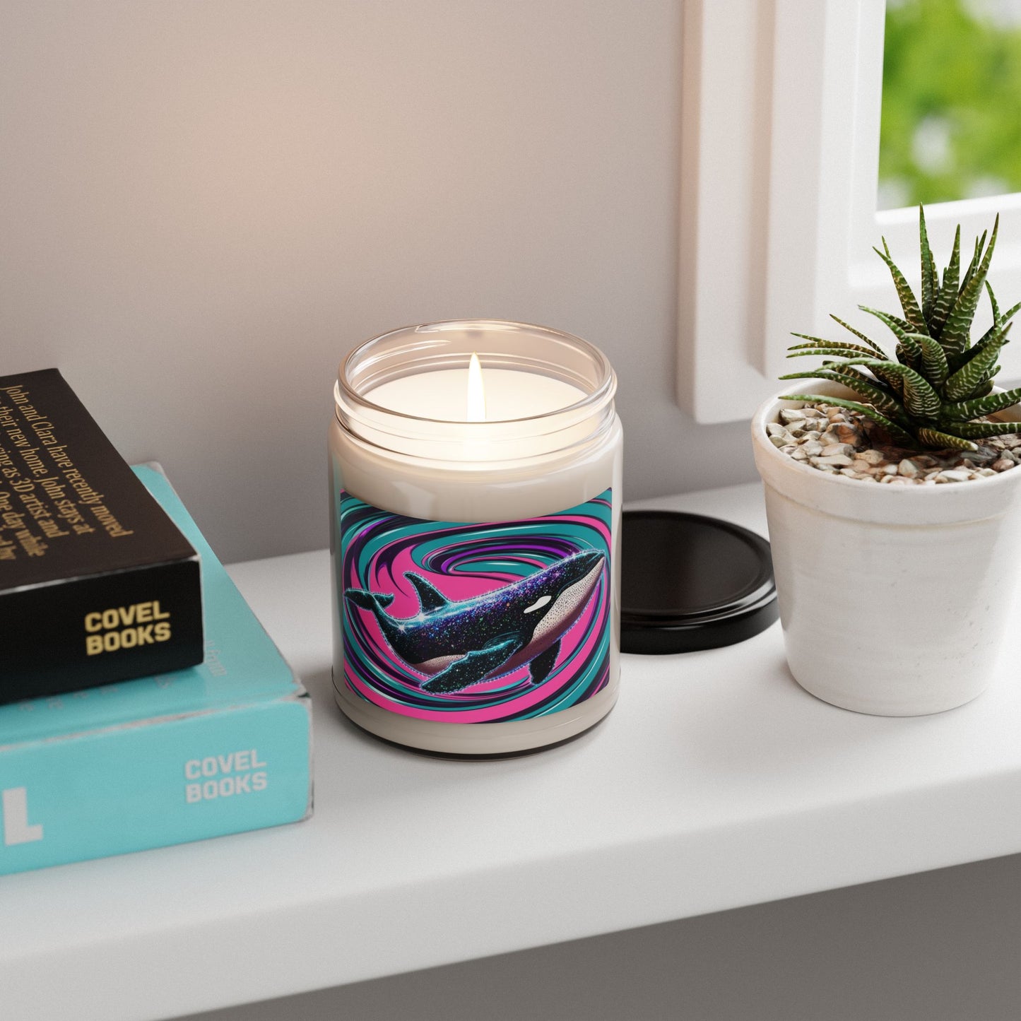 Psychedelic Orca- Scented Soy Candle, 9oz