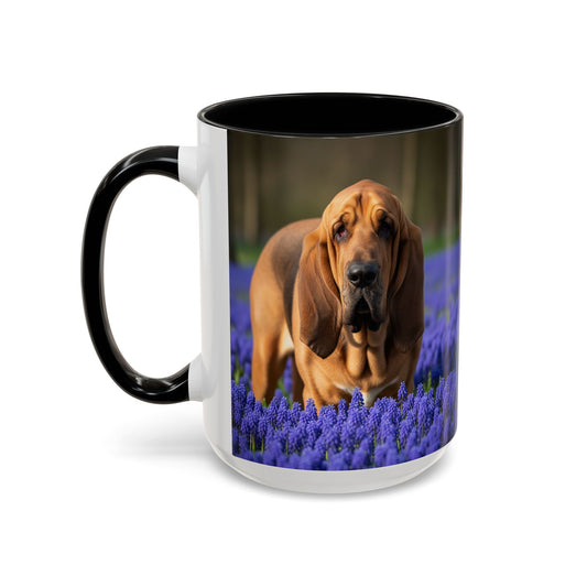 Bloodhound Accent Coffee Mug - Perfect Gift for Dog Lovers