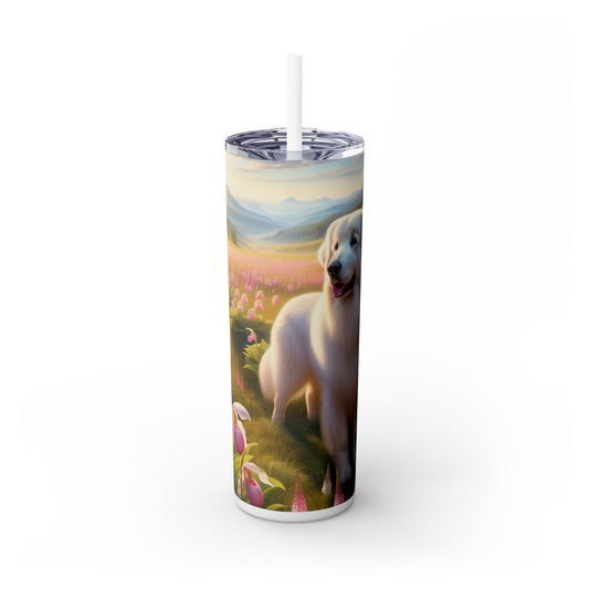 Great Pyrenees Tumbler with Straw, 20oz