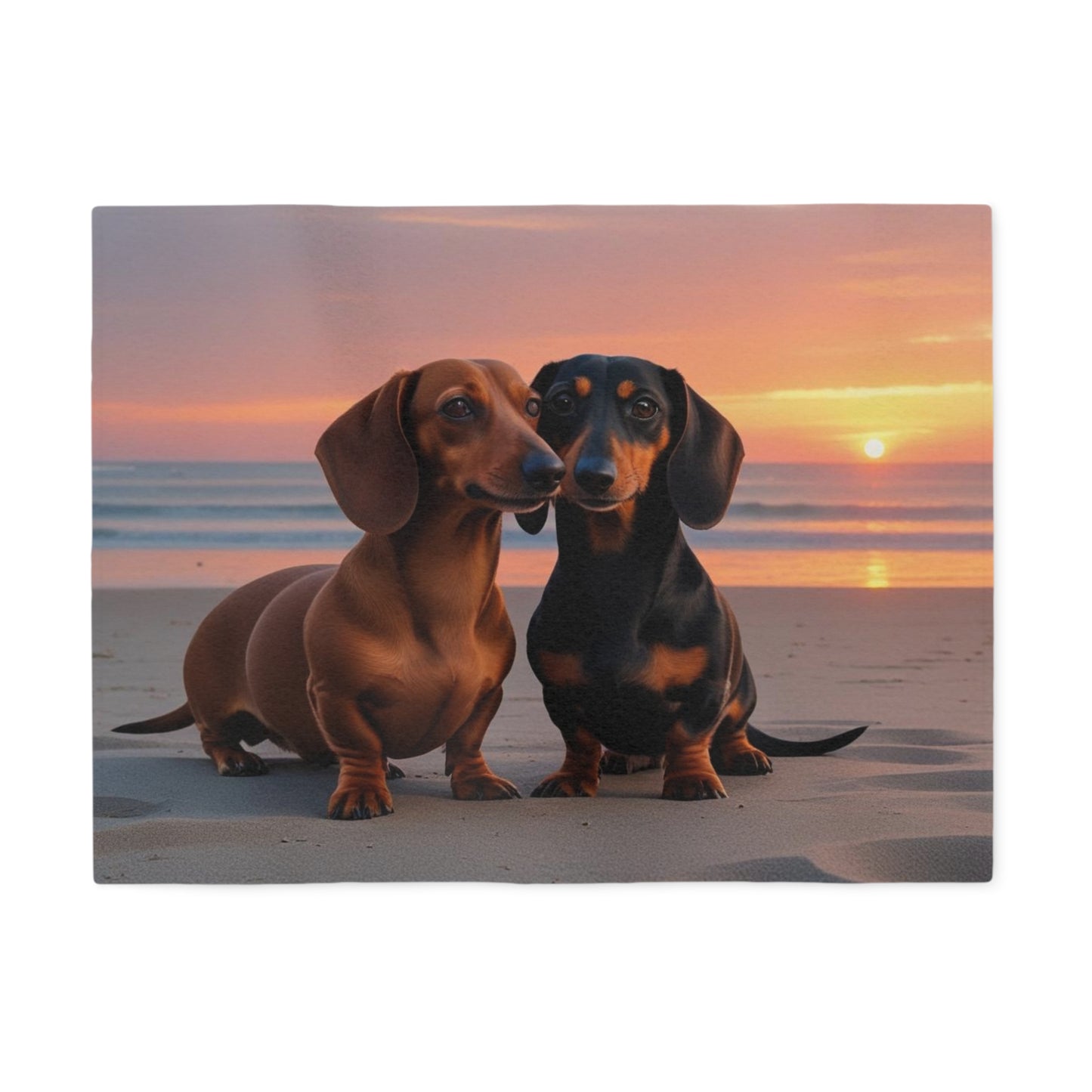 Dachshund Love Sweatshirt Blanket