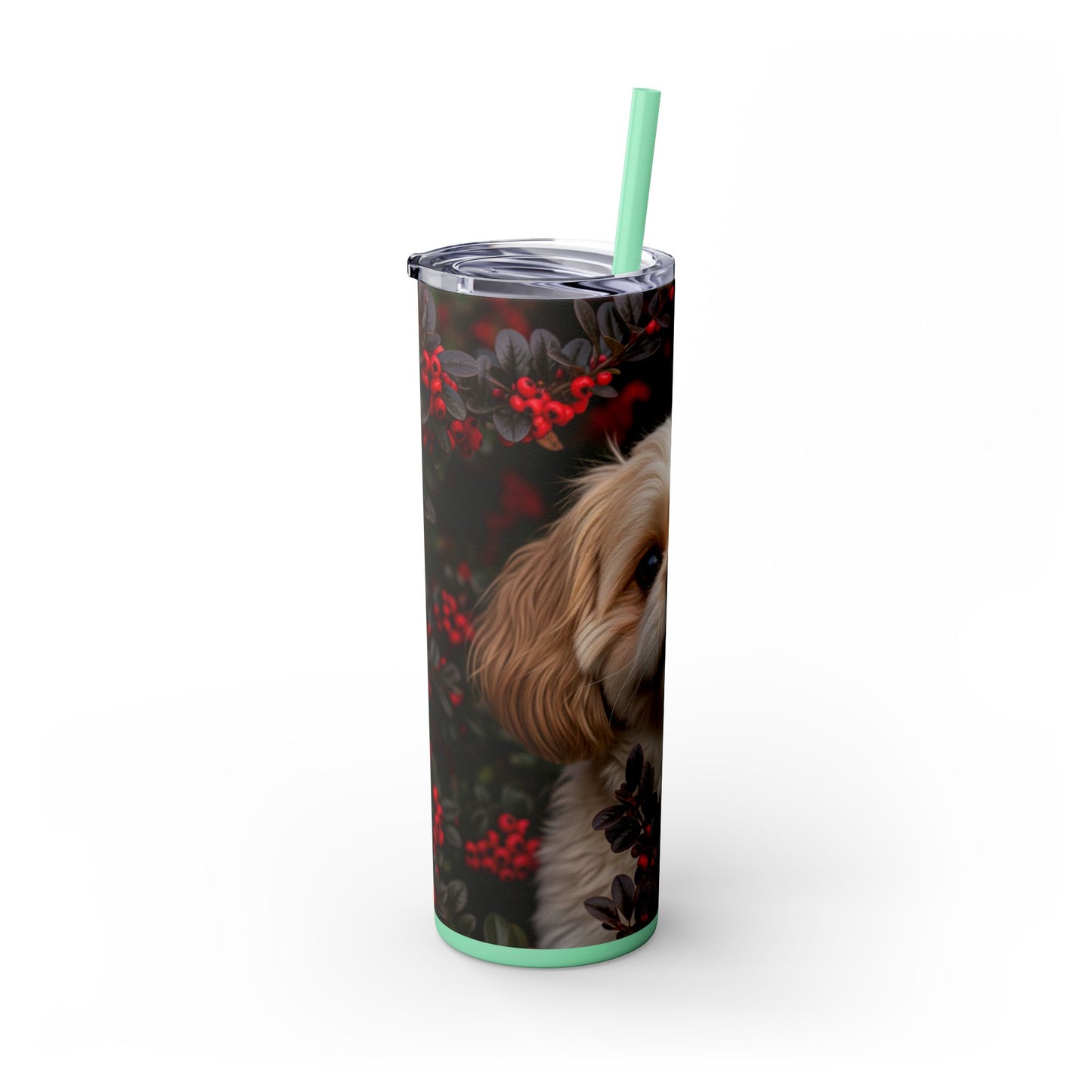 Pekapoo Tumbler with Straw, 20oz