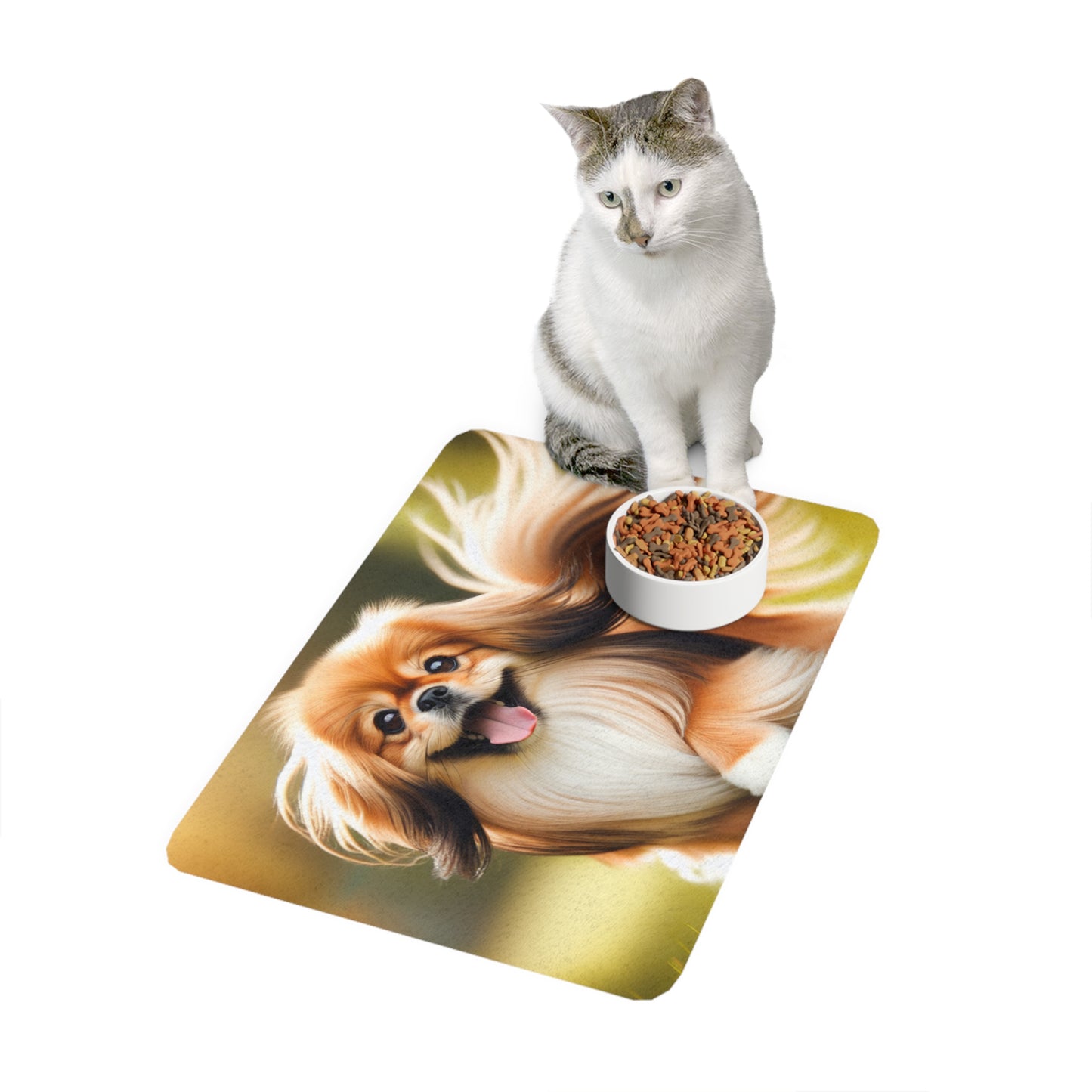 Pet Food Mat (12x18) - Tibetan Spaniel