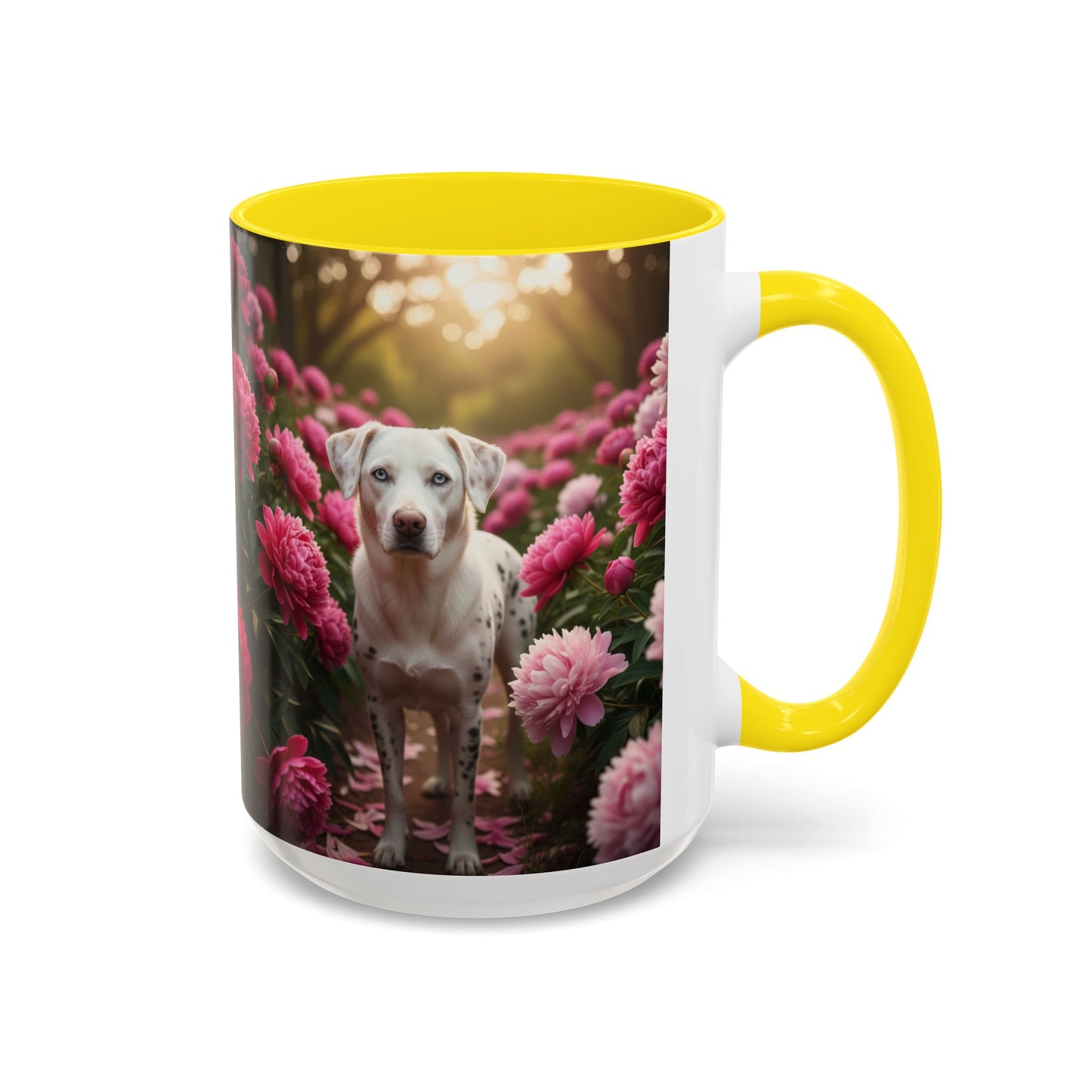 Catahoula Leopard Dog Accent Mug – Ceramic Coffee Cup