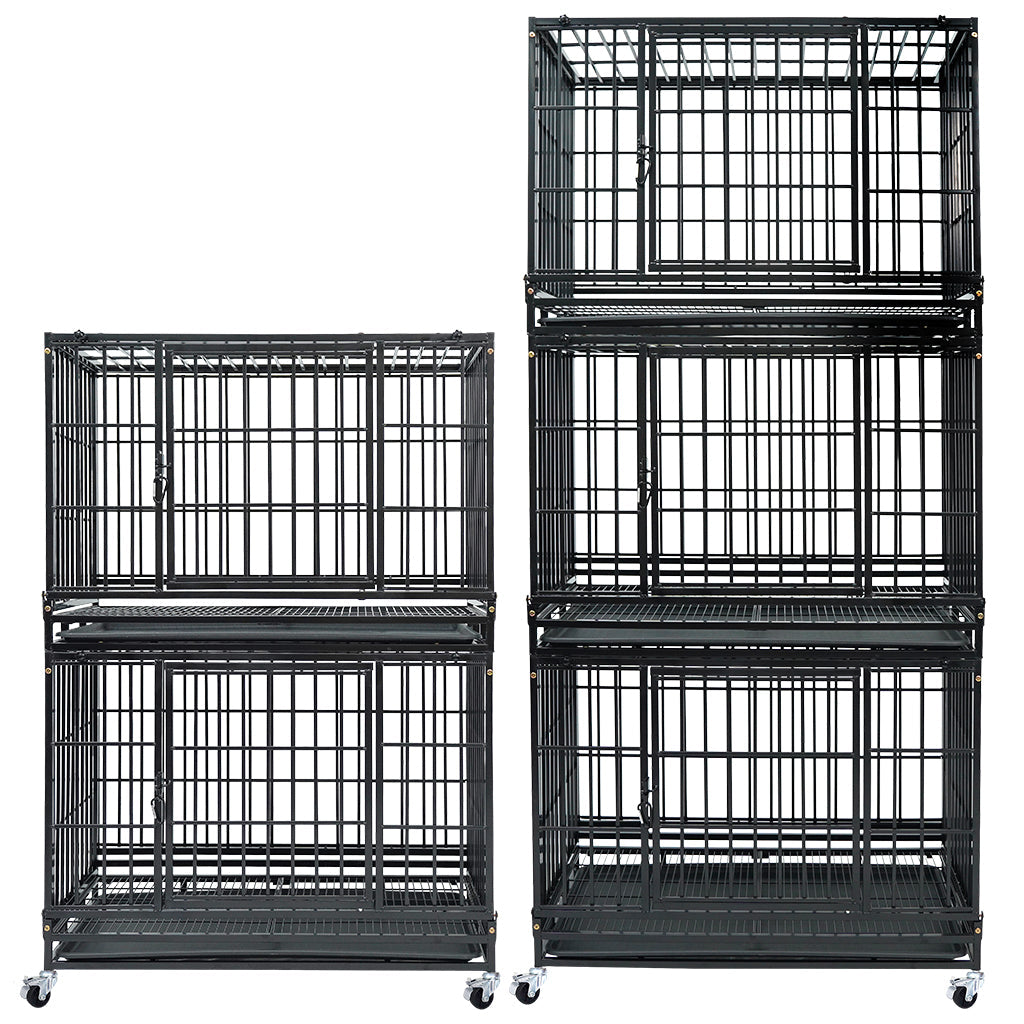 Niche pour chien robuste empilable de 37 pouces 371D04 