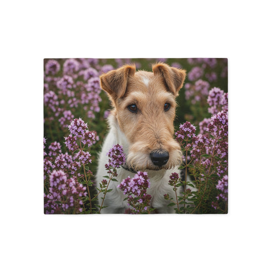 Fox Terrier Sweatshirt Blanket