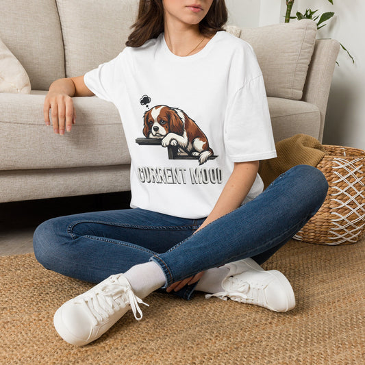 Cavalier King Charles Spaniel Current Mood Tee Shirt