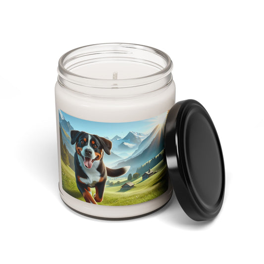 Entlebucher Mountain Dog- Scented Soy Candle, 9oz