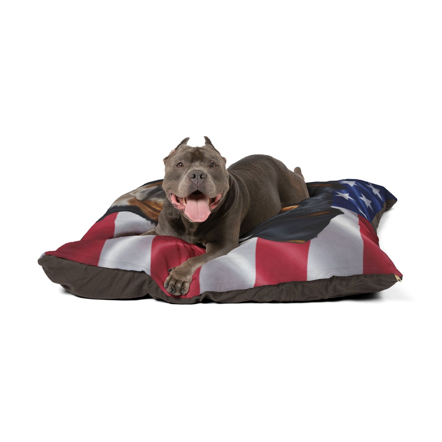 Teddy Roosevelt Terrier Patriotic Pet Bed